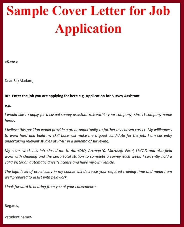 10 Official Job Application Letter Examples To Download