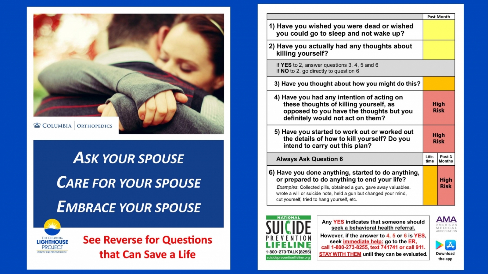 A Simple Set Of 6 Questions To Screen For Suicide Columbia University A Simple Set Of 6 Questions To Screen For Suicide Columbia University