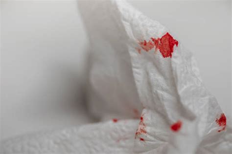 Bathroom Nose Bleeding Tissue