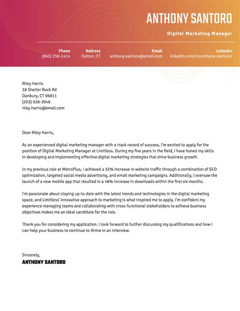 Best Cover Letters Best Cover Letters