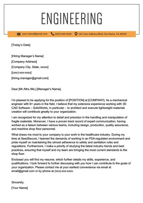 Engineering Resume Cover Letter Sample Templates At Engineering Resume Cover Letter Sample Templates At