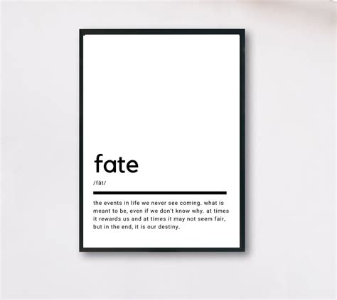 Fate Definition Printable Wall Art Fate Poster Fate Quote Etsy Uk Fate Definition Printable Wall Art Fate Poster Fate Quote Etsy Uk