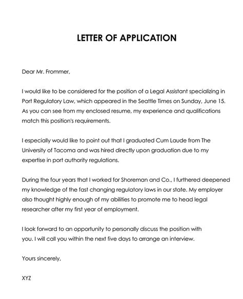 How To Create A Job Application Letter How To Create A Job Application Letter