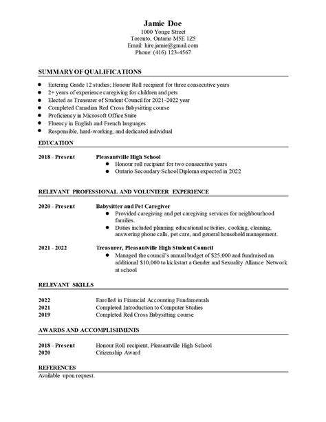 How To Make A Resume For Teens With Examples Mydoh How To Make A Resume For Teens With Examples Mydoh