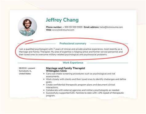 How To Write A Professional Resume Summary Careers Action How To Write A Professional Resume Summary Careers Action