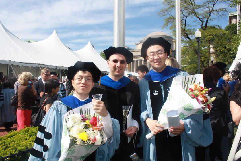 Jian Zhang Columbia Graduation