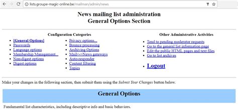 Mailman Application