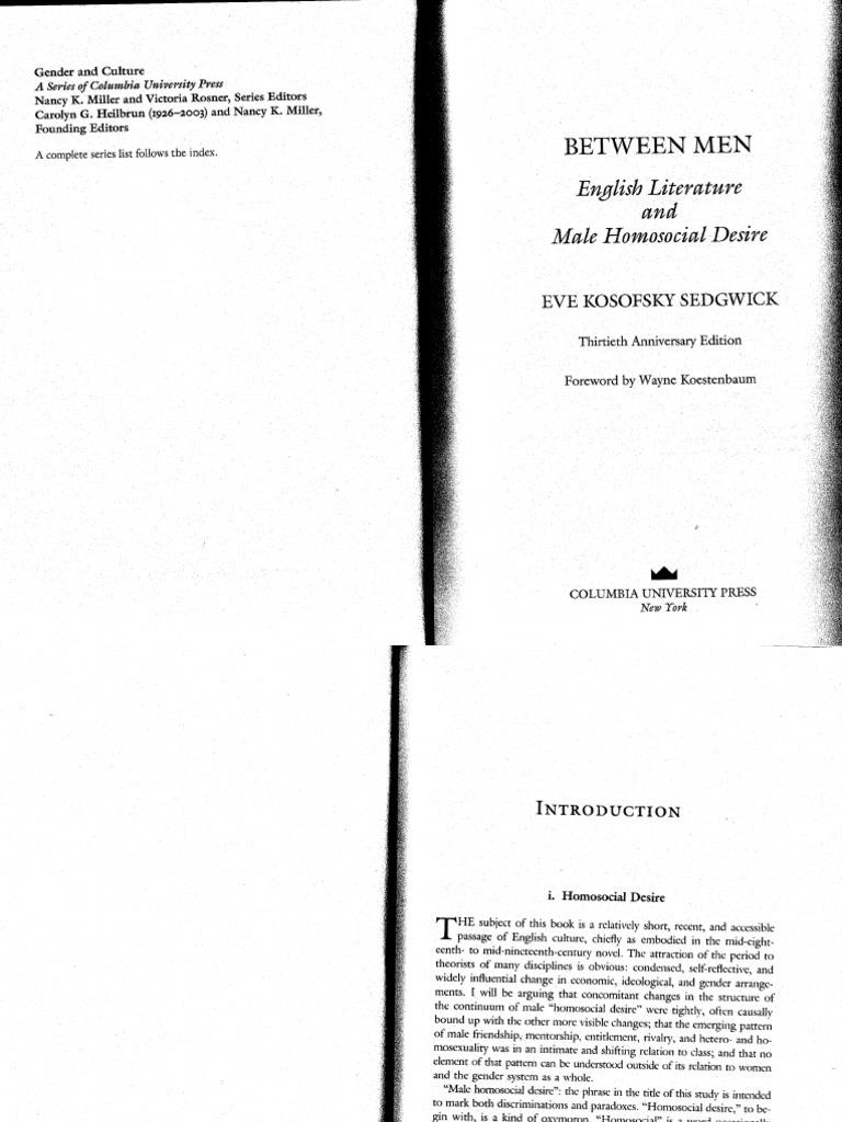 Sedgwick Between Men