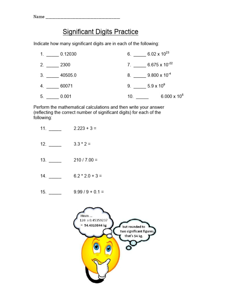 Significant Digits And Engineering Units Significant Digits And Engineering Units