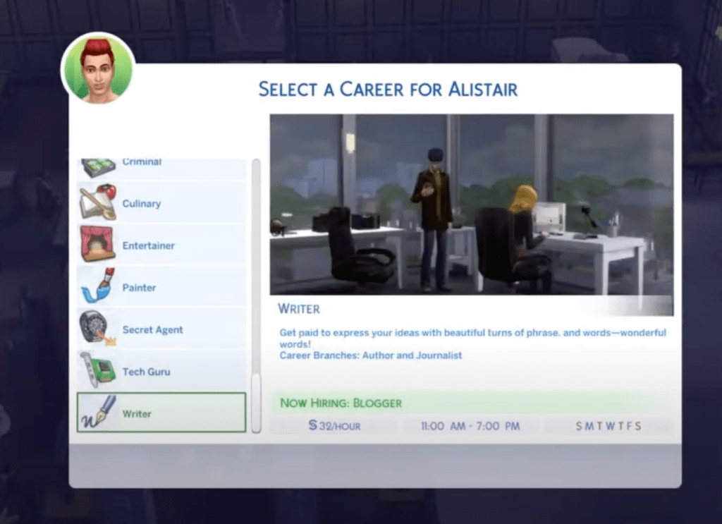 Sims Careers Sims 4