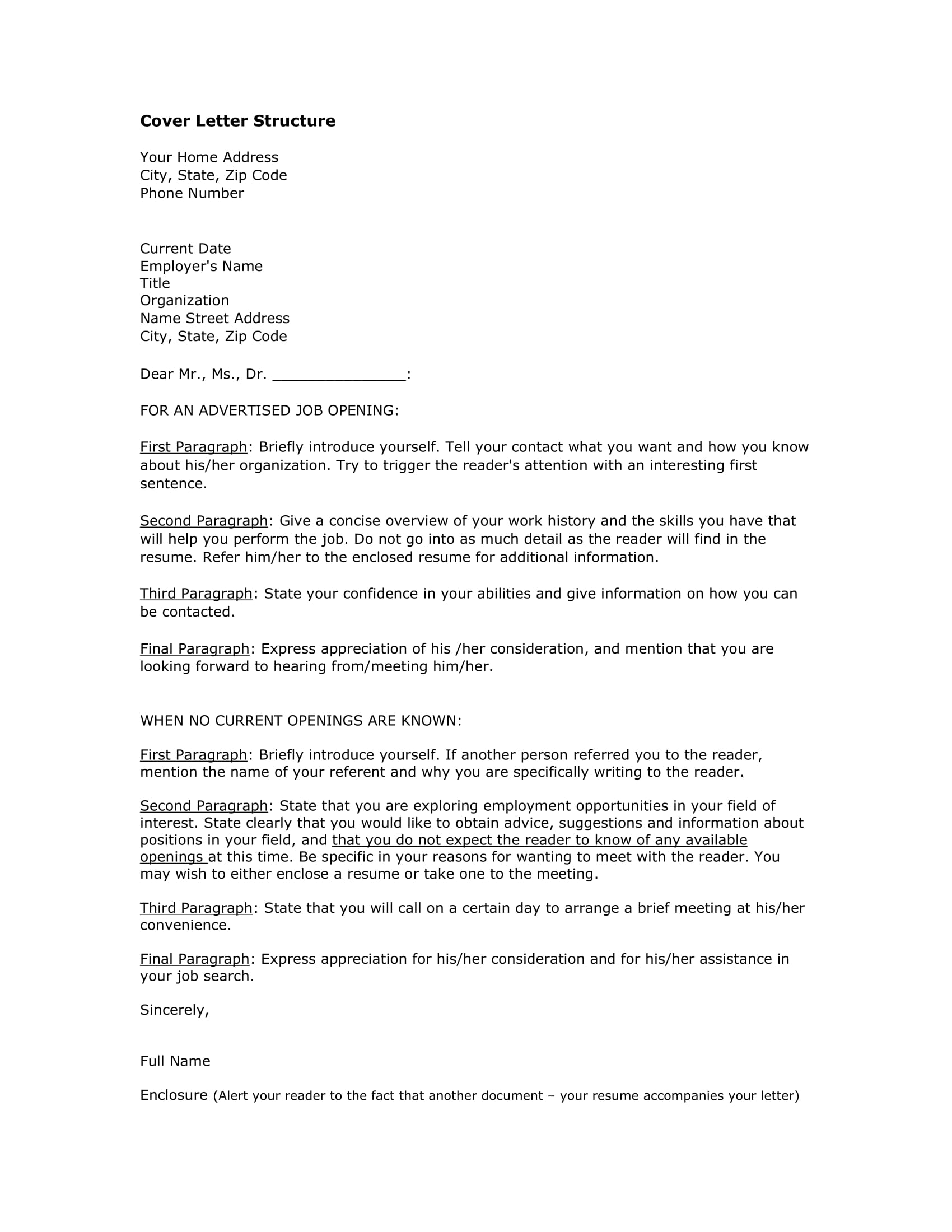 The Ultimate Cover Letter Format Structure Guide Examples The Ultimate Cover Letter Format Structure Guide Examples