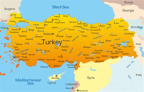 Turkish Map