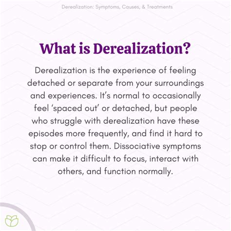 What's Derealization